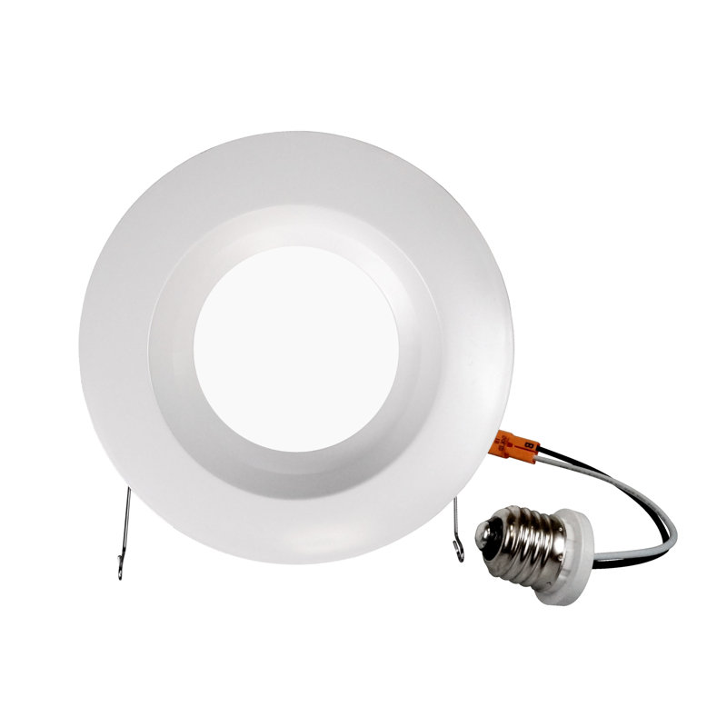 Dimmable Circle Flush Mount, White, 919, 5000K