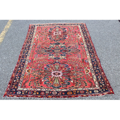 One-of-a-Kind 1950s Wool Area Rug in