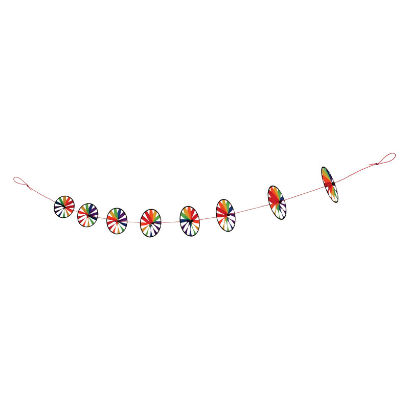 Roulettes sur fil, Arc-en-ciel
