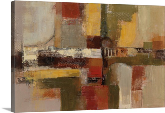 «Sunset Bridge Spice» par Aniessa, reproduction d'art, 16 po x 24 po, Toile