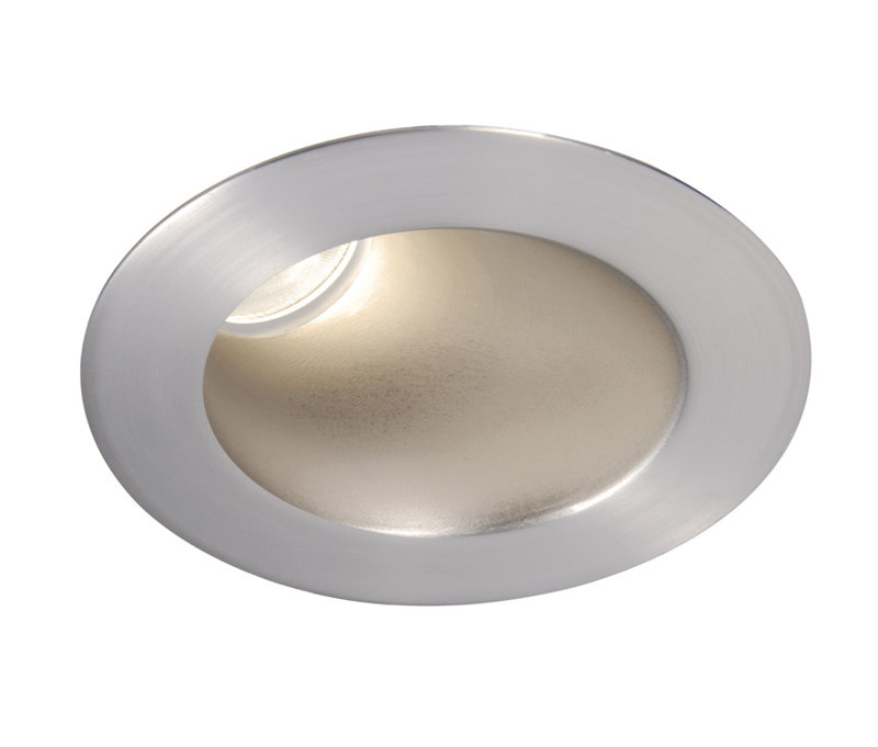 Tesla Brushed Nickel LED Reflector Recessed Trim, Flood
