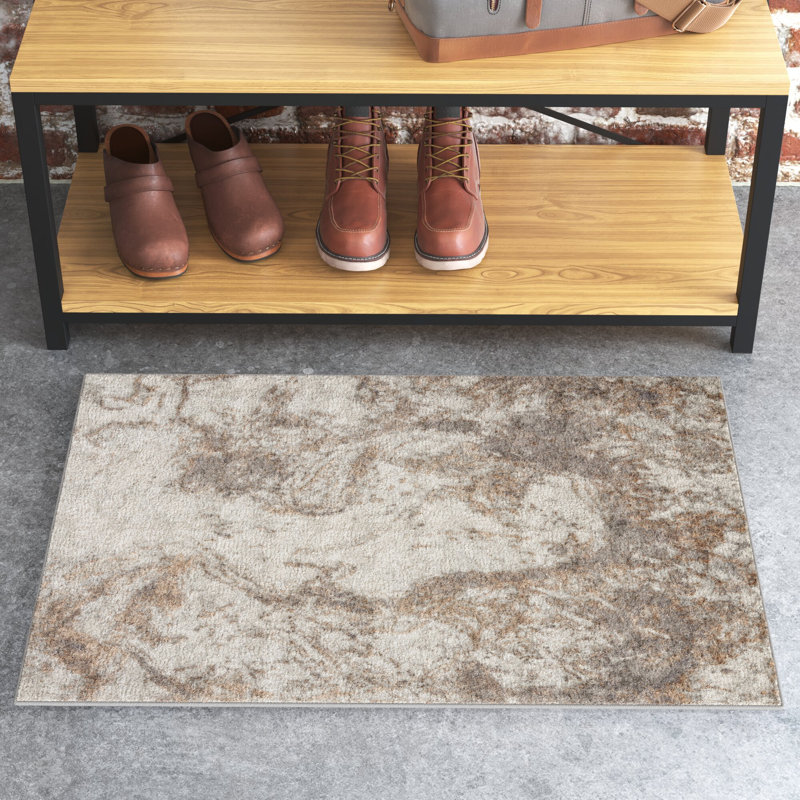 Tapis brun / gris / beige Alysia, Rectangle 2 pi x 3 pi