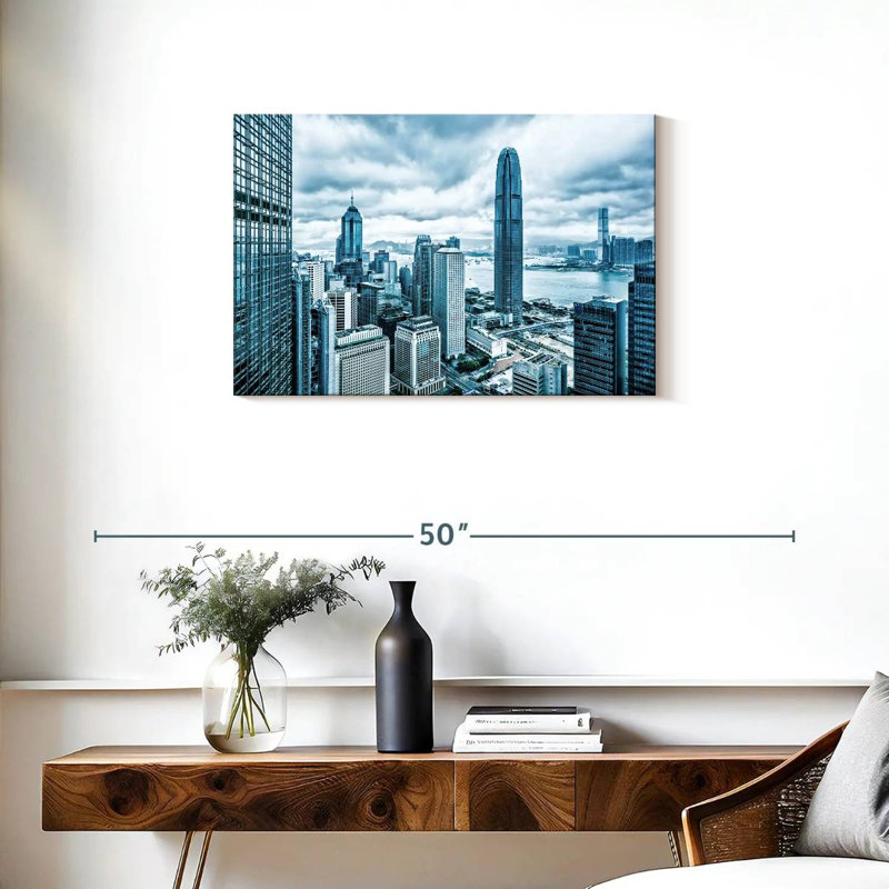 Nicci, majestueux horizon de Hongkong, H 20 po x l 30 po