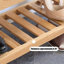 Banc en bois massif Burlywood-443665540