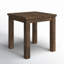 Coastal Teak Outdoor Square Teak Side Table
