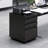 [Installation Required] 3-Drawer Mobile Filing Cabinet With Lock, Office Storage Filing Cabinet Of Legal/Letter Size, Metal Filing Cabinet To Be Installation Required