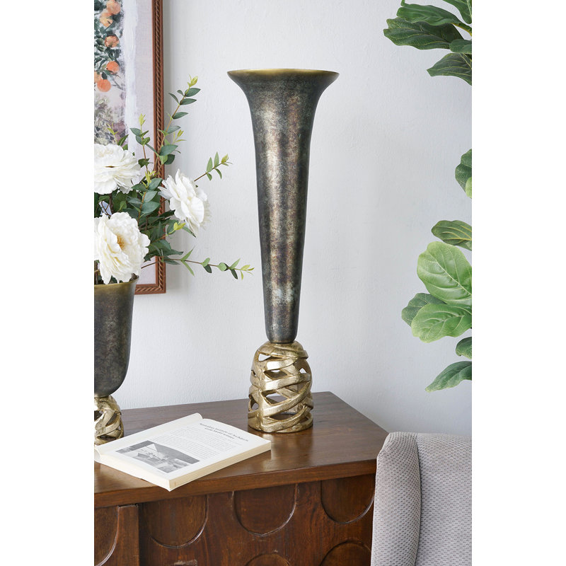D9x28,5 "Vase décoratif, H 28,3 po x l 9 po x P 9 po