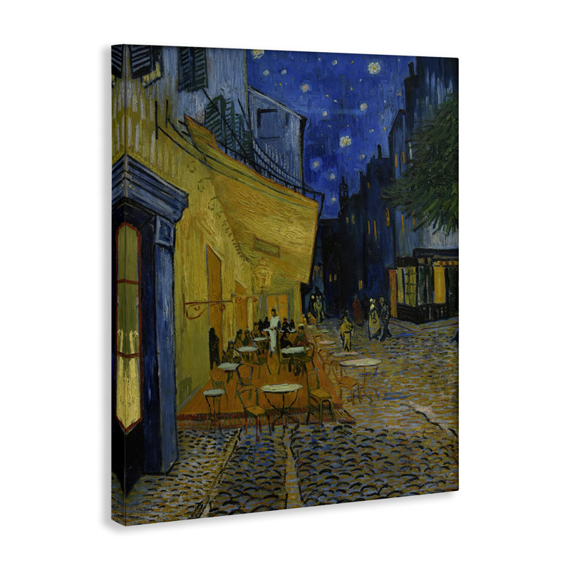 «Van Terrace Café Night at Van Van Gogh» par one1000paintings, H 40 po x l 30 po