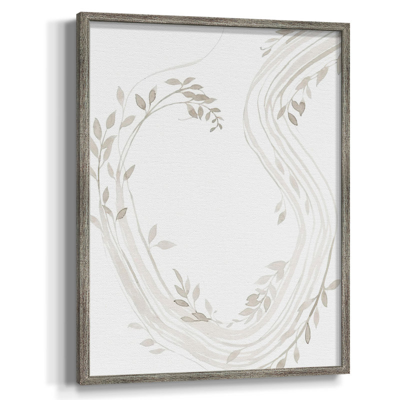 Impression encadrée, Toile avec cadre noyer, Pas de tapis