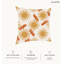Housse de coussin géométrique en polyester