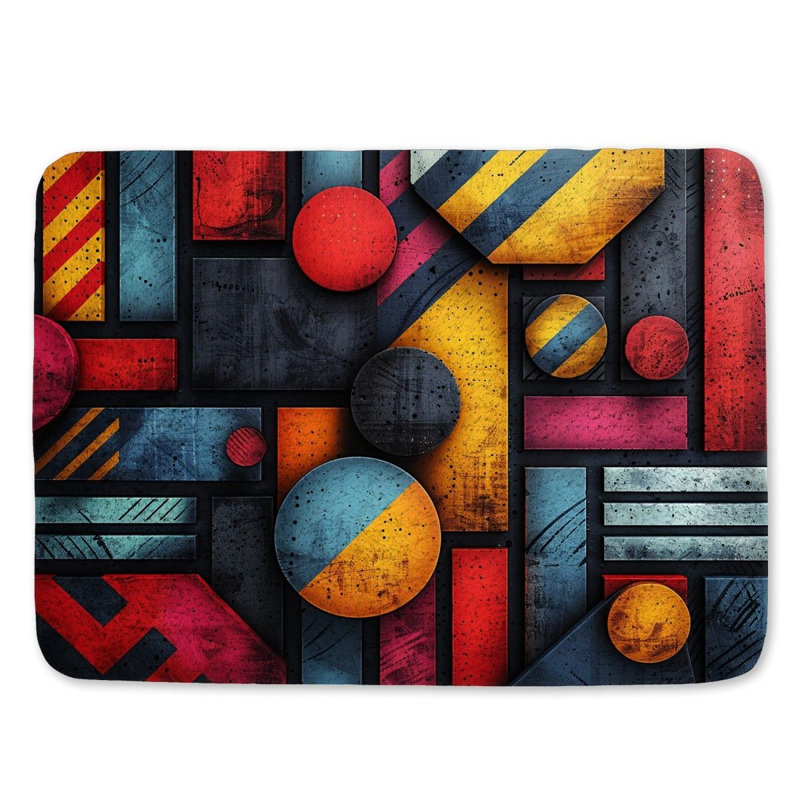 Jordani Microfiber / Microsuede Bath Mat, 17" W x 24" L