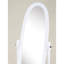 Miroir sur pied en bois noir-413477562
