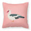 Coussin décoratif extérieur carré à damier éclectique canard-23813523-48710857
