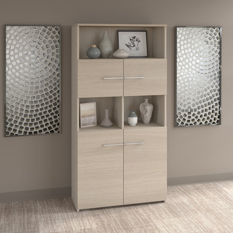 Office 500 Storage Bookcase, Sand Oak