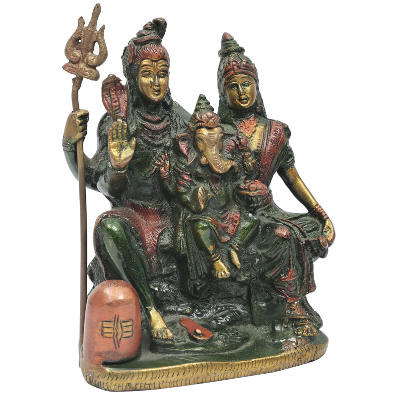 Statue Shiva-Parivar, Vert