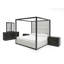 Langley Tufted Canopy Bed-93720028-104066443