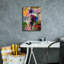 Epic Graffiti 'Bull Rider' by Richard Wallich, Canvas Wall Art, 12"x16"