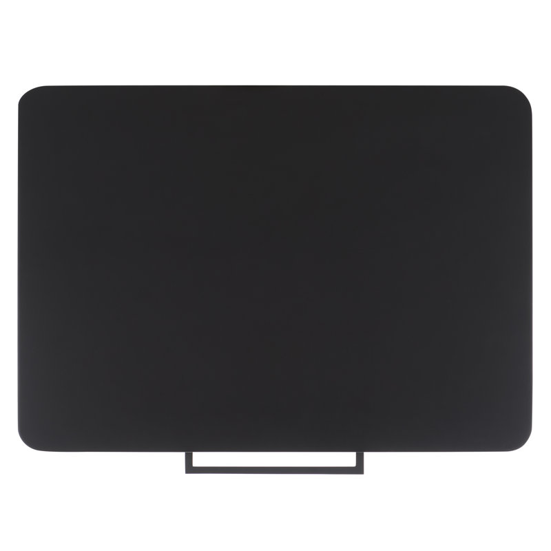 Abbiava 1 Drawer Wood Nightstand, Black