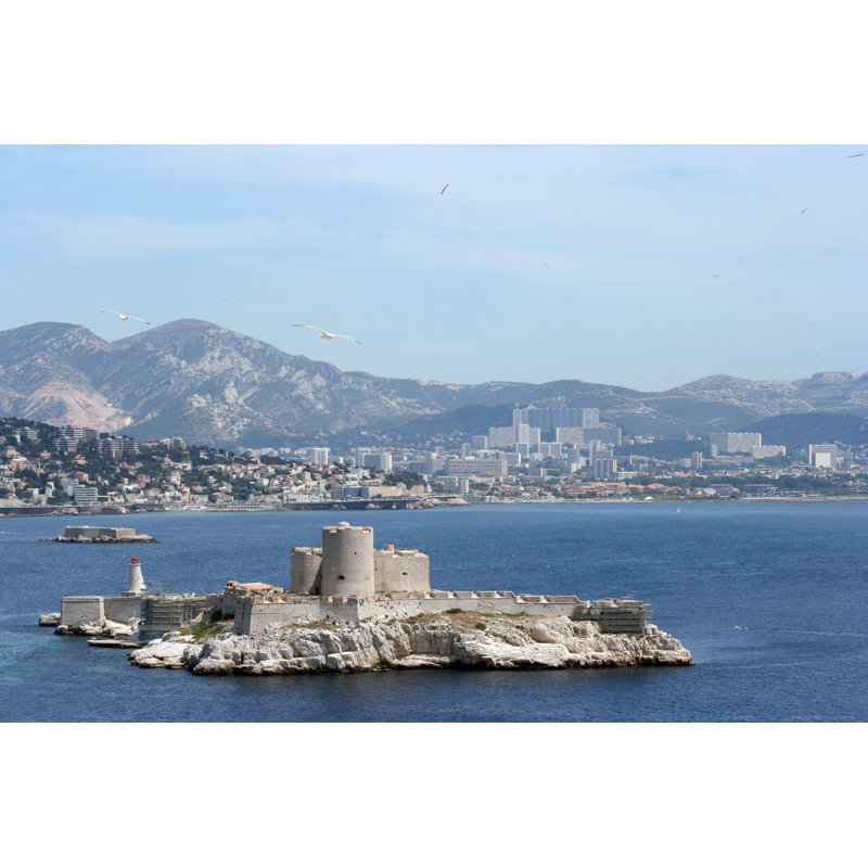 Chateau D'if by Dubassy - Wrapped Canvas Print, 30cm H x 46cm W