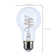6 Watt LED - Reminiscent- Flex Grey Coil Filament - A19 - Medium Base - 2700K CCT - Clear - 120 Volt