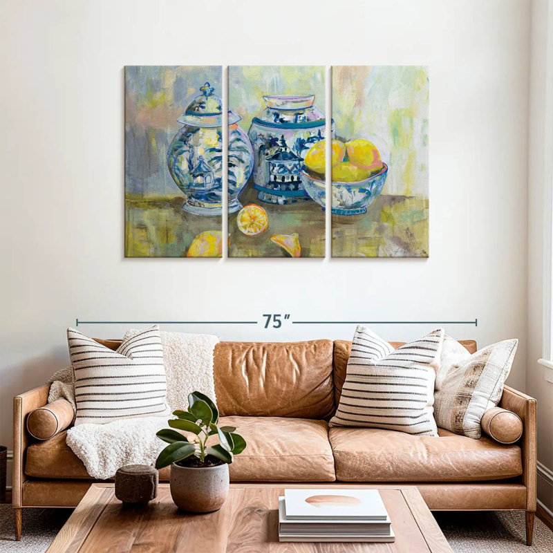 Yarlin Lemon Life, 36" H x 57" W