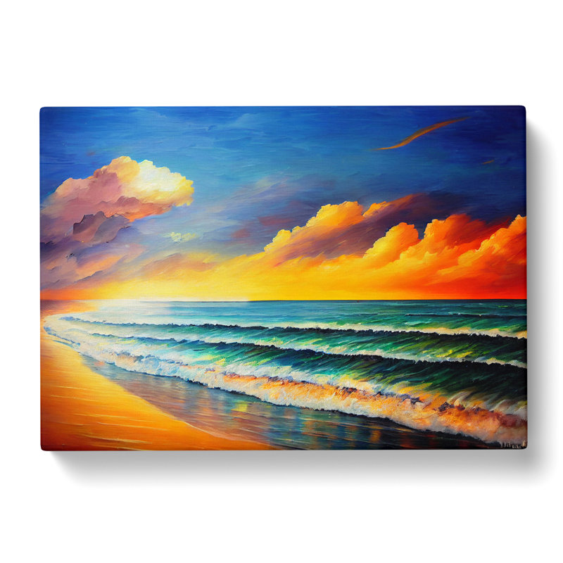 Beach View Vol.6 - Wrapped Canvas, 50cm H x 76cm W x 3cm D
