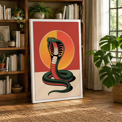 Cobra Hood Rising Graphic - Wrapped Canvas