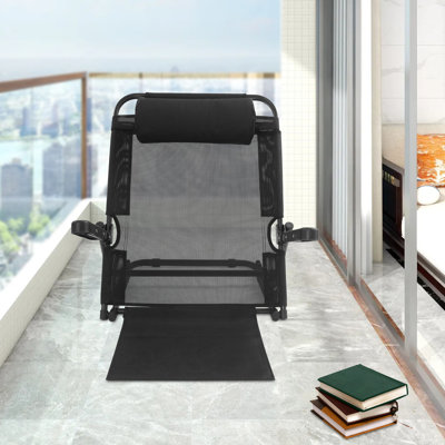 Dossier de chaises pliantes avec accoudoirs