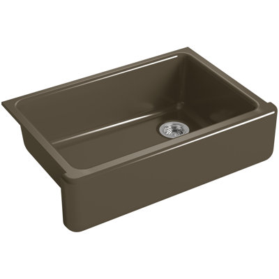 Whitehaven 33" x 22" Self-Trimming Under-Mount Single-Bowl Kitchen Sink with Tall Apron