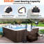 145cm Hot Tub Handrail, 360° Rotatable Spa Side Hot Tub Hand Rail with Adjustable Height, 600lbs Capacity