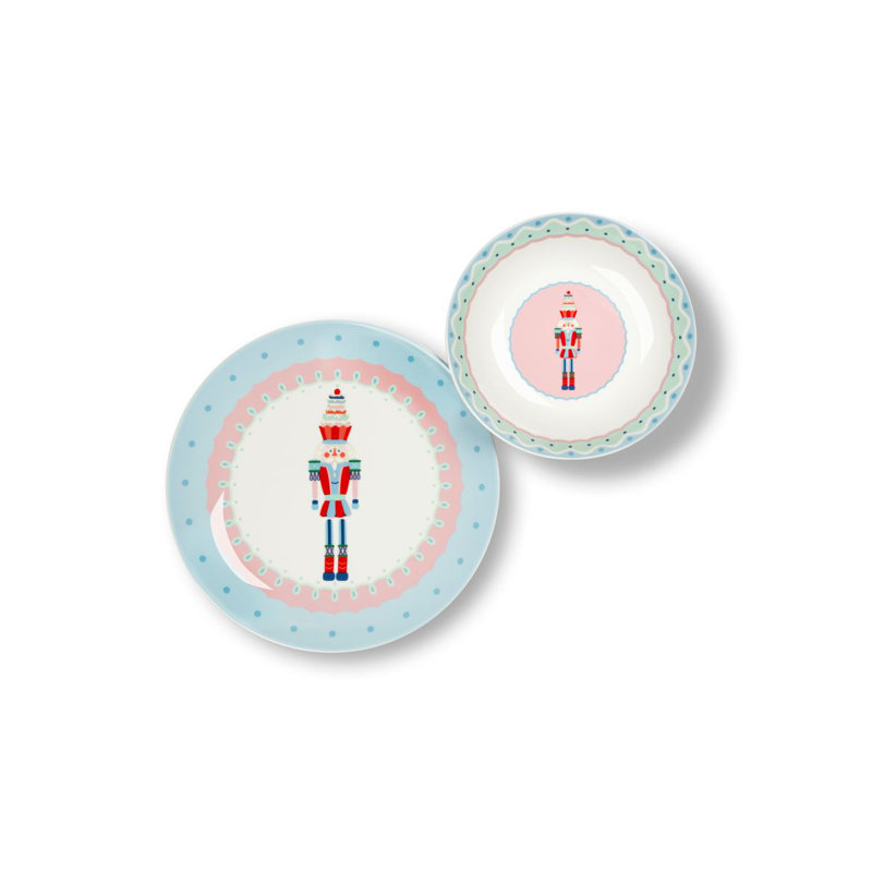 Excelsa dinnerset 12 pieces Xmas Sweet Pastels porcelain