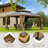 Outdoor Metal Patio Gazebo-125313578-125313576