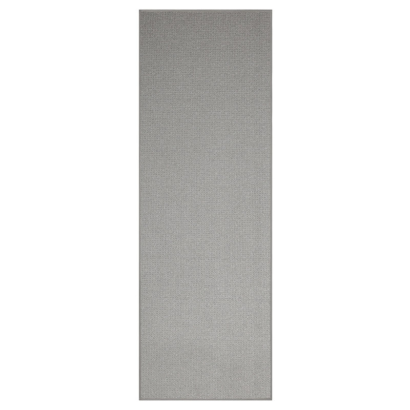 Giancarlos Iconic Gray Area Rug, Runner 4' x 34'