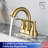 Centerset 2-handle Bathroom Faucet with Drain Assembly-92418533