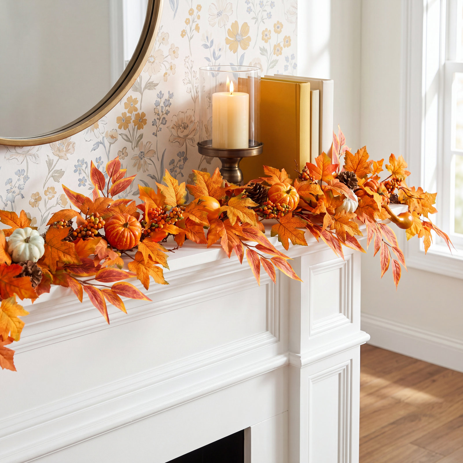 5'8" Assorted Gourds Garland