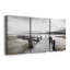 Misty Morning Dock - Ensemble de 3 reproductions de cadres photo sur toile-310323663