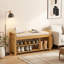 Shoe Bench with Comfortable Cushioned Seating