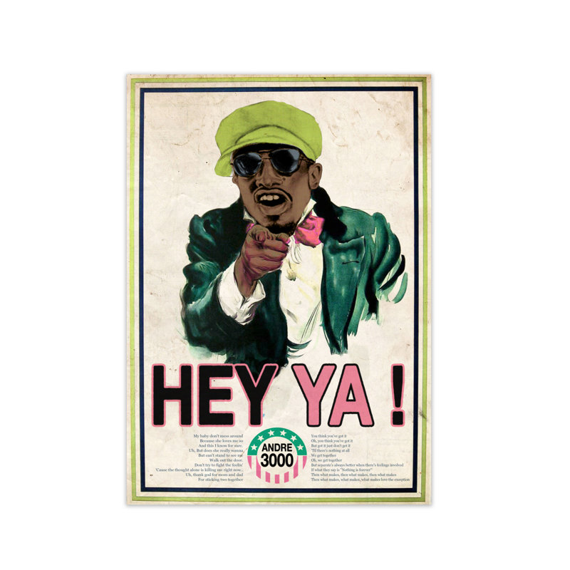 Hey Ya by David Redon - Print, No Frame, 59.4 cm H x 42 cm W x 1 cm D