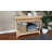 Bali & Pari Oxford Braided Natural Rattan Console Table With Open Shelf – Coastal Boho Entryway Or Hallway Accent Table With Decorative Loop Detailing
