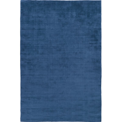 Farrow & Ball Plain Wool Bay Blue Area Rug