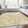 Premium Machine Washable Prisco Gold Rug