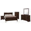Ensemble de chambre avec très grand lit 5 pièces Louis Philippe-107123627-107123626