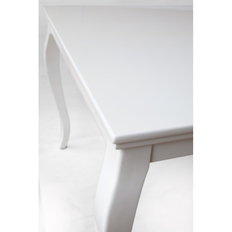 Dining Table, H80 x L180 x W100cm, White Gloss