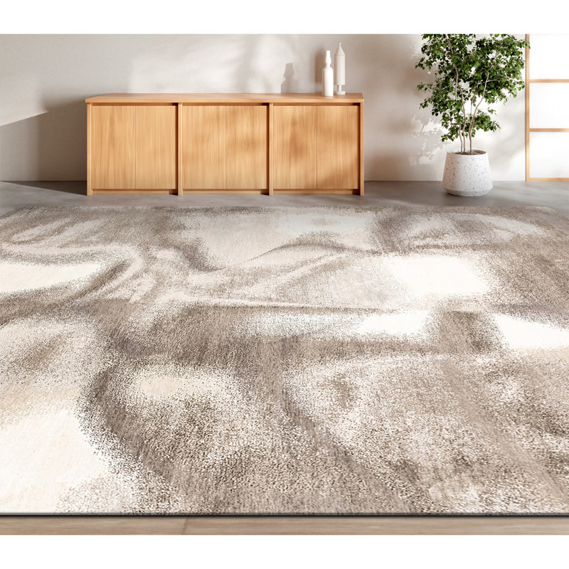 Handmade Silk and Wool Area Rug, Rectangle 10' x 14'
