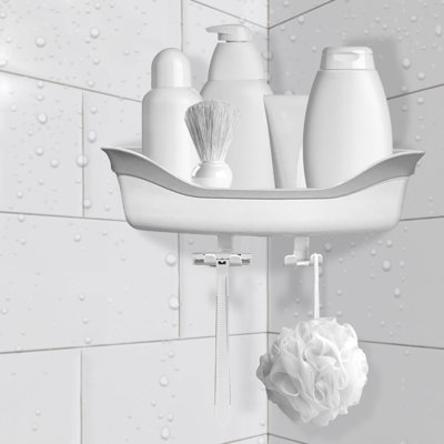 Panier de douche en coin Evie-Louise
