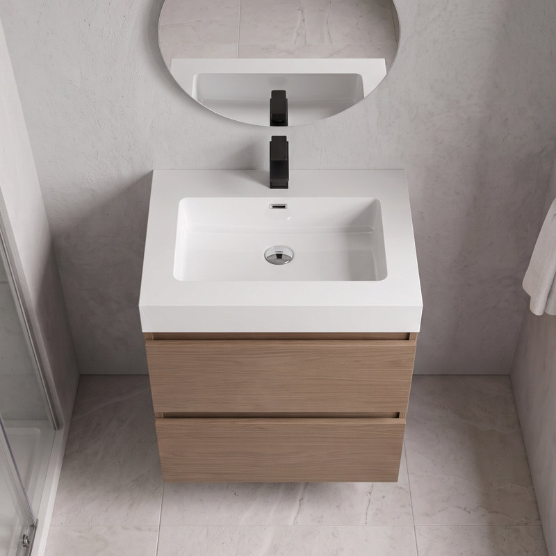 Bathroom Vanity with Top, 24"