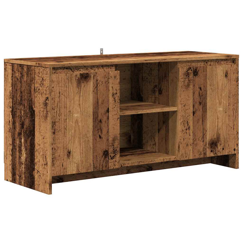 Naila Unfinished TV Stand, Old Wood
