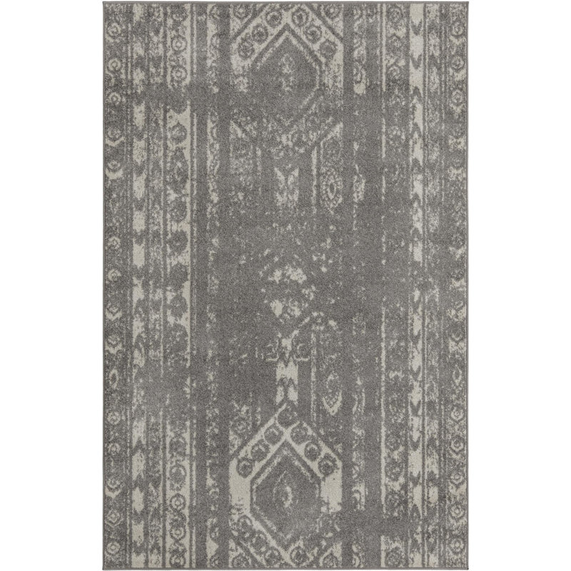 Geometric Indoor Rug, Rectangle 5'3" x 8'