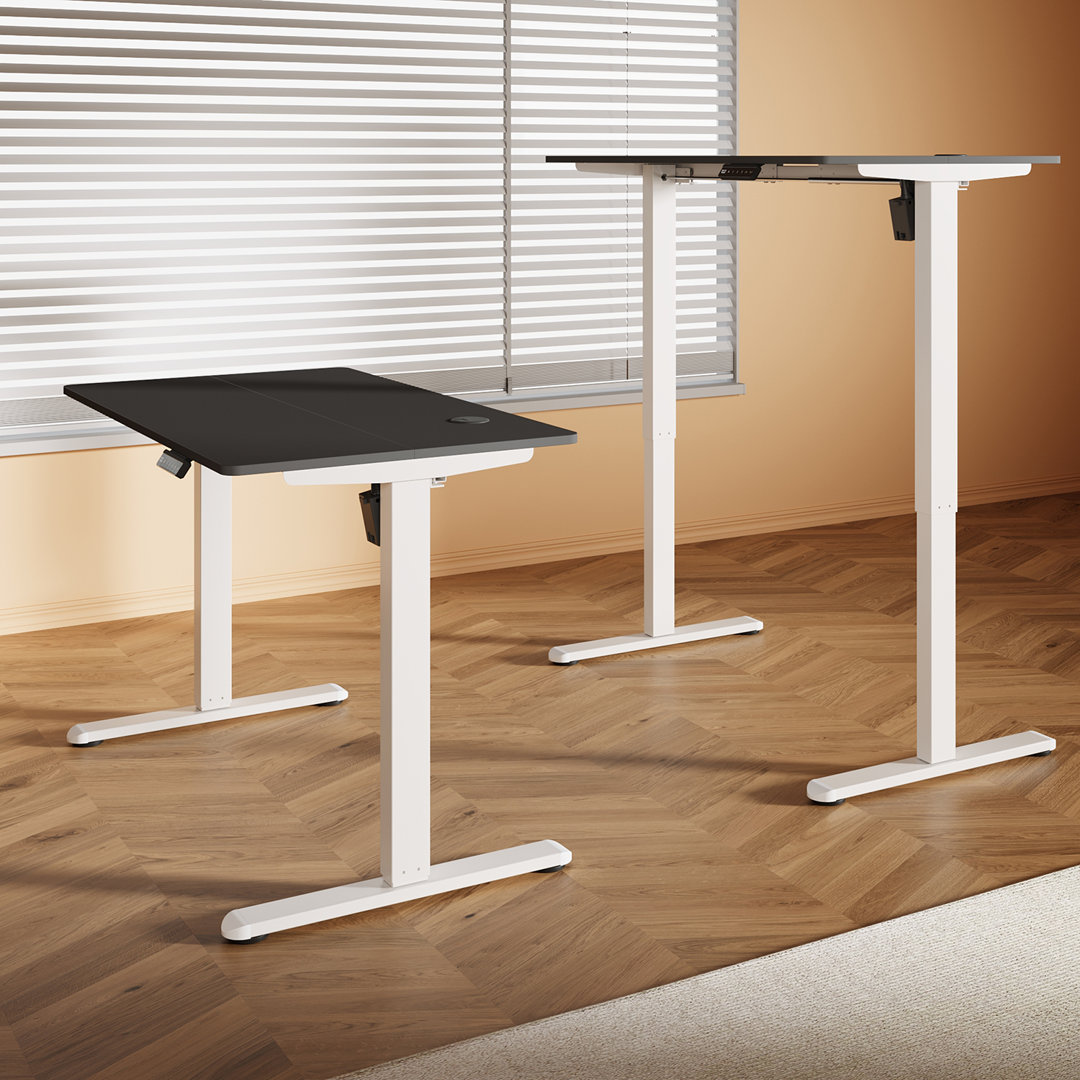100Cm W Height Adjustable Rectangular Standing Desk
