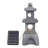 Arha Weather Resistant Floor Fountain with Light